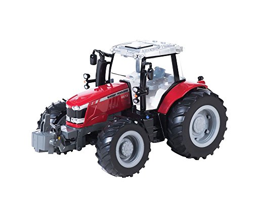 TOMY Britains - Britains Massey Ferguson 6613 - Kinder Traktor mit höhenverstellbarer Heckhydraulik - hochwertiger Traktor für Kinder ab 3 Jahre von Britains