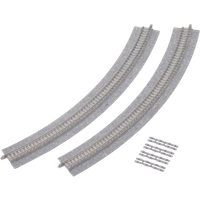 TOMYTEC 977721 N 4 Gleise gebogen mit breiter Schotterbettung 45°, r 317 mm TOMYTEC 977721 N 4 Gleise gebogen mit breiter Schotterbettung 45°, r 317 mm von TOMYTEC