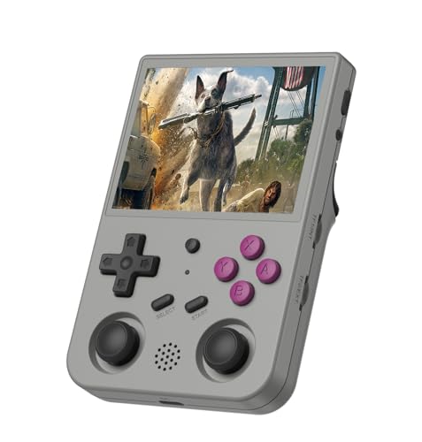 ANBERNIC RG353V Handheld-Spielkonsole, 8,9 cm IPS-Bildschirm, 640 x 480, hochauflösende CPU, RK3566, Quad-Core Dual OS, Android 11 und Linux-System, 2G/64G+16G, 3200 mAh Akku, Grau ANBERNIC RG353V Handheld-Spielkonsole, 8,9 cm IPS-Bildschirm, 640 x 480, hochauflösende CPU, RK3566, Quad-Core Dual OS, Android 11 und Linux-System, 2G/64G+16G, 3200 mAh Akku, Grau von TONGDAO
