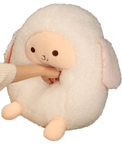 TONGSONG 30cm Plüsch Schaf Kuscheltier Schaf Umarmung Kissen Kuscheliges Lamm Kissen Plüschtiere Lamm Geschenke für Kinder und Liebhaber TONGSONG 30cm Plüsch Schaf Kuscheltier Schaf Umarmung Kissen Kuscheliges Lamm Kissen Plüschtiere Lamm Geschenke für Kinder und Liebhaber von TONGSONG