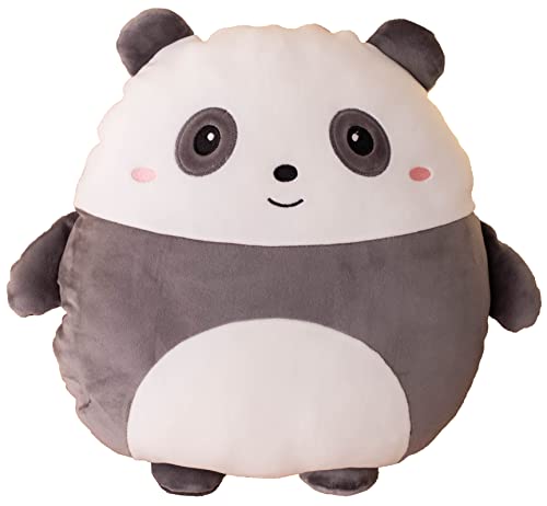 TONGSONG 40,6 cm Kuscheliges Weiches Panda-Plüschkissen, Niedliches Schwarzes Stofftier, Plüschtier für Kinder, Geschenk für Geburtstag, Valentinstag, Weihnachten von TONGSONG