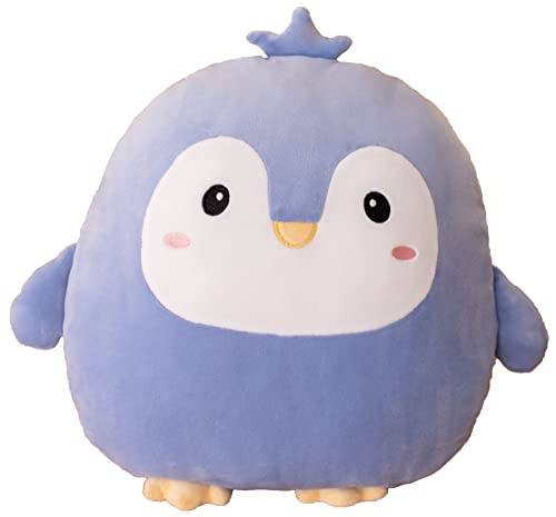TONGSONG 40 cm Kuscheliges Weiches Pinguin-Plüschkissen - Niedliches Violettes Stofftier Mit Krone - Plüschtier Geschenk für Kinder TONGSONG 40 cm Kuscheliges Weiches Pinguin-Plüschkissen - Niedliches Violettes Stofftier Mit Krone - Plüschtier Geschenk für Kinder von TONGSONG