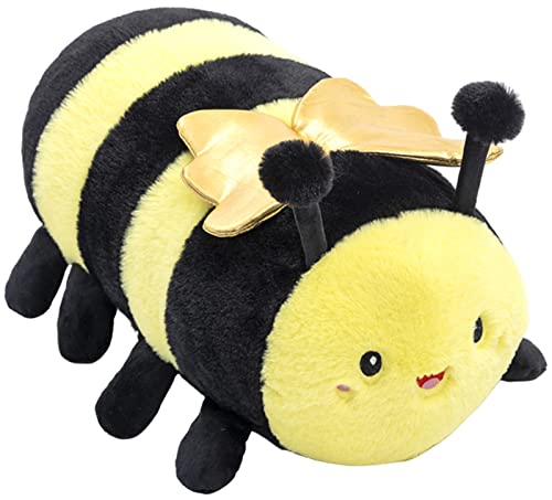 TONGSONG Niedliche Plüschbienentiere Plüschbienenspielzeug für Kinder Plüschtiere Biene Umarmung Bienenkissen Geschenk für Kinder oder Liebhaber(45cm) von TONGSONG