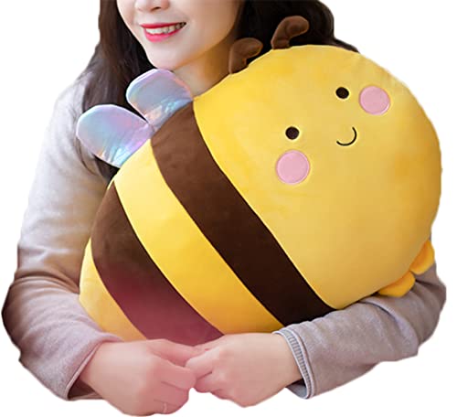 TONGSONG Niedliches Kissen Biene Plüschtier Zeug Biene Plüschkissen Biene Spielzeug Kawaii weiche Hummel Kissen Umarmung ausgestopfte Hummel Geschenk für Kinder von TONGSONG