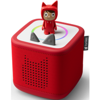 tonies® 11002428 Toniebox 2 Rot Starter Set Kreativ-Tonie Rot von TONIES®