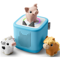 tonies® 11004602 Toniebox 2 Himmelblau Starter Set My First Tonies Bauernhof von TONIES®