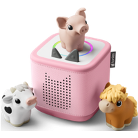tonies® 11004603 Toniebox 2 Rosa Starter Set My First Tonies Bauernhof von TONIES®