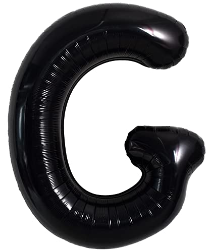 40 Zoll große schwarze G Buchstabe Ballons Jumbo Helium, Folie Mylar Big Alphabet für Geburtstagsfeier Jubiläum Valentinstag Zubehör Dekorationen 40 Zoll große schwarze G Buchstabe Ballons Jumbo Helium, Folie Mylar Big Alphabet für Geburtstagsfeier Jubiläum Valentinstag Zubehör Dekorationen von TONIFUL