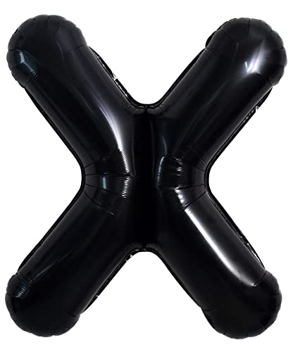 40 Zoll große schwarze X Buchstabe Ballons Jumbo Helium Ballons, Folie Mylar Big Alphabet Ballons für Geburtstagsfeier Jubiläum Valentinstag Zubehör Dekorationen 40 Zoll große schwarze X Buchstabe Ballons Jumbo Helium Ballons, Folie Mylar Big Alphabet Ballons für Geburtstagsfeier Jubiläum Valentinstag Zubehör Dekorationen von TONIFUL
