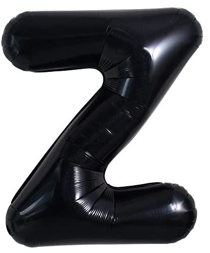 40 Zoll Große Schwarze Z Buchstabe Ballon, Jumbo Helium Folie Mylar Big Alphabet für Geburtstagsfeier, Jubiläum, Valentinstag Zubehör Dekorationen 40 Zoll Große Schwarze Z Buchstabe Ballon, Jumbo Helium Folie Mylar Big Alphabet für Geburtstagsfeier, Jubiläum, Valentinstag Zubehör Dekorationen von TONIFUL