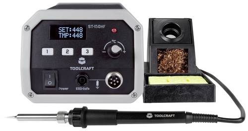 TOOLCRAFT ST-150 HF Hochfrequenz-Lötstation digital 150W 50 - 480°C inkl. Lötspitze von TOOLCRAFT