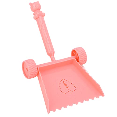 TOOLSGO Kinder Strand Schaufel Schiebe-Rad-Design ABS-Kunststoff helle Farbe zum Schaufeln Digging Sand Schnee für Kinder Erwachsene (Pink) von TOOLSGO