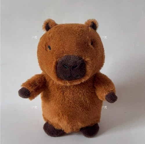 TOOOY Elektrisches Kapibara-Stofftier 'Capybara' mit Sprachlernfunktion, Gesang und Kopfnicken von TOOOY