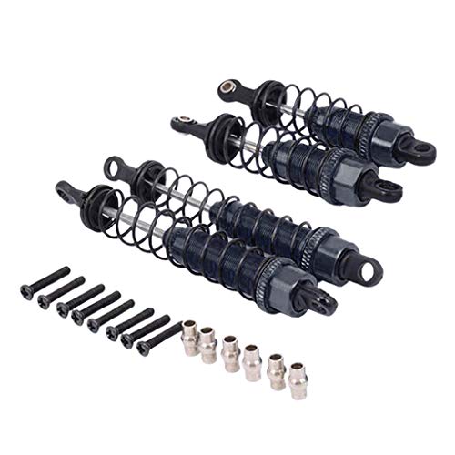 T TOOYFUL 4 Pack Einstellbare Öl 70mm 98mm und Hinten aus aus Stoßdämpfer Dämpfer für 1/12 12428 12423 12429 LKW Crawler, Grau T TOOYFUL 4 Pack Einstellbare Öl 70mm 98mm und Hinten aus aus Stoßdämpfer Dämpfer für 1/12 12428 12423 12429 LKW Crawler, Grau von T TOOYFUL