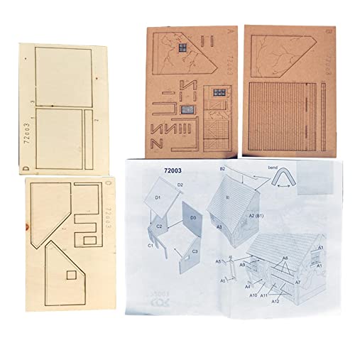 TOOYFUL BAU-Modell-Set im Maßstab 1:72 Diorama-Gebäudemodelle Hausbau-Modell-Architektur-Kits von TOOYFUL