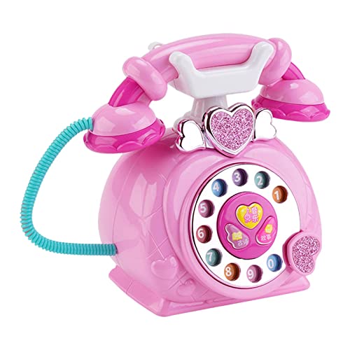 TOOYFUL Cartoon Telefon Spielzeug Storytelling Maschine mit Geschenkerkennungs Erleuchtungsspielzeug für Kleinkinder, Kinder, Die So Tun, Als Würden Sie Spiel, rosa TOOYFUL Cartoon Telefon Spielzeug Storytelling Maschine mit Geschenkerkennungs Erleuchtungsspielzeug für Kleinkinder, Kinder, Die So Tun, Als Würden Sie Spiel, rosa von TOOYFUL