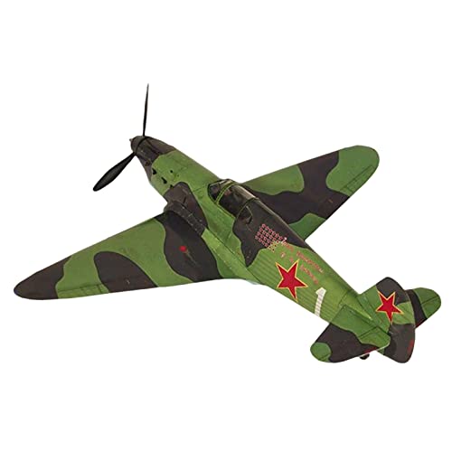 TOOYFUL DIY Montage Im Maßstab 1:35 Sowjetisches 1 Kampfflugzeug Flugzeug Papiermodell 3D Papercraft Fighter Modell Spielzeug für Schreibtisch von T TOOYFUL