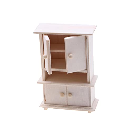 TOOYFUL Miniatur-Möbel Zimmer DIY Zubehör dekorative realistische Miniatur Kleiderschrank für Mikro Landschaft Schaufenster Geschenk DIY Modell von TOOYFUL
