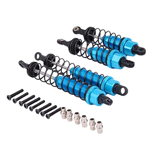 T TOOYFUL 4 Pack Einstellbare Öl 70mm 98mm und Hinten aus aus Stoßdämpfer Dämpfer für 1/12 12428 12423 12429 LKW Crawler, Blau T TOOYFUL 4 Pack Einstellbare Öl 70mm 98mm und Hinten aus aus Stoßdämpfer Dämpfer für 1/12 12428 12423 12429 LKW Crawler, Blau von T TOOYFUL