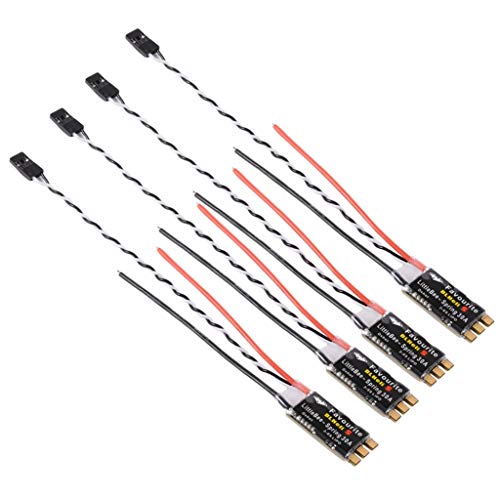 T TOOYFUL 4 Stück BLheli S 30A Brushless ESC Elektronischer Geschwindigkeitsregler OPTO für DSHOT T TOOYFUL 4 Stück BLheli S 30A Brushless ESC Elektronischer Geschwindigkeitsregler OPTO für DSHOT von T TOOYFUL