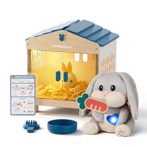 TOP BRIGHT Mommy Bunny Surprise with Tiny Baby, Bunny Stuffed Animal for Kids, Interactive Plush Toy Rabbit & House, Easter Birthday Gift for Kids Ages 3 4 5 TOP BRIGHT Mommy Bunny Surprise with Tiny Baby, Bunny Stuffed Animal for Kids, Interactive Plush Toy Rabbit & House, Easter Birthday Gift for Kids Ages 3 4 5 von TOP BRIGHT