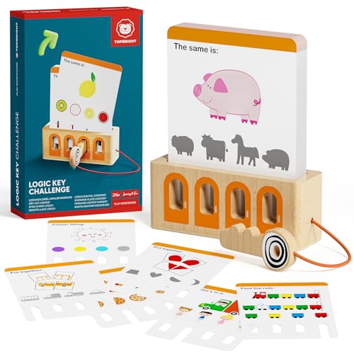 TOP Bright Lernkarten ab 3 4 5 Jahre Kinder, 40 doppelseitige Lernkarten mit Farb- und Form-Zuordnungsspielen, Logikspiel, Montessori Spielzeug ab 3+ Jahre Junge Mädchen TOP Bright Lernkarten ab 3 4 5 Jahre Kinder, 40 doppelseitige Lernkarten mit Farb- und Form-Zuordnungsspielen, Logikspiel, Montessori Spielzeug ab 3+ Jahre Junge Mädchen von TOP BRIGHT