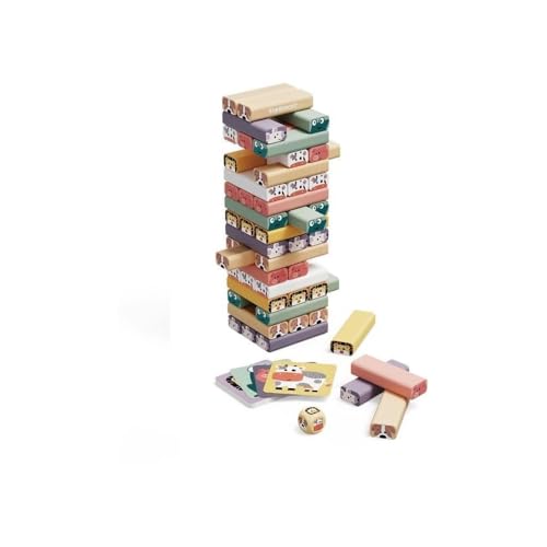 Topbright 1203142023de0001 Lernspiel Wobble Tower +36 Monate aus Holz von TOP BRIGHT