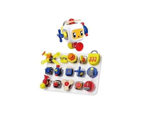 Topbright - 1210622023de0001 - Busy Board Lernspiel für Kinder, Multiaktivitätsbrettset mit 15 Elementen, Lernspielzeug zum Lernen, Montessori, Lernspielzeug Topbright - 1210622023de0001 - Busy Board Lernspiel für Kinder, Multiaktivitätsbrettset mit 15 Elementen, Lernspielzeug zum Lernen, Montessori, Lernspielzeug von TOP BRIGHT