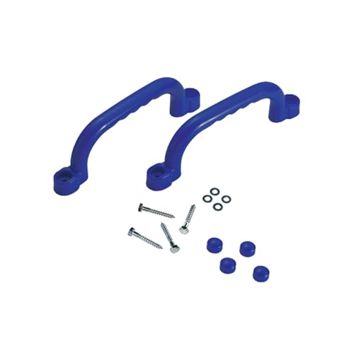 TOP-MAX 2 Stück Spielturm Handgriffe Satz, Blau Kunststoff Haltegriffe mit Schrauben Griffe rutschfest Zubehör für Spielplatz Klettergerüst Stelzenhaus TOP-MAX 2 Stück Spielturm Handgriffe Satz, Blau Kunststoff Haltegriffe mit Schrauben Griffe rutschfest Zubehör für Spielplatz Klettergerüst Stelzenhaus von TOP-MAX
