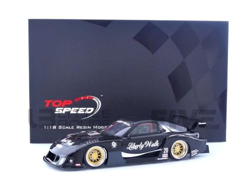 TOP SPEED 1/18 TS0528 Mazda RX-7 LB-Super Silhouette Diecast Modellcar von TOP SPEED