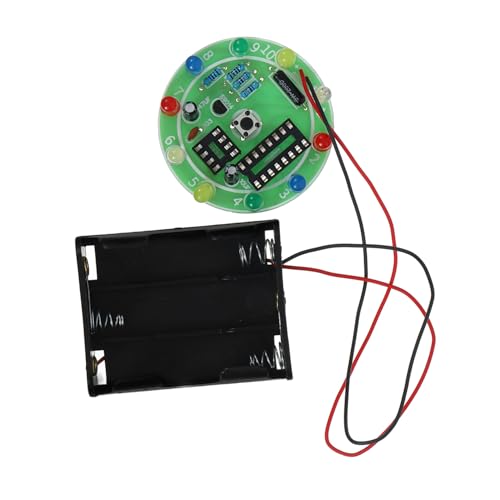 TOPBATHY 1 Satz DIY Kleines Glühbirnenmodell Schaltungsexperimentmaterial Frühe Lernspielzeug Lötübungssets Elektrisches Schaltungsexperiment Lötkit-Projekt Plastik Grün von TOPBATHY