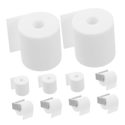 TOPBATHY 1 Satz Papierrollenmodell Puppenhauszubehör Mini-toilettenpapier Zubehör Für Puppenhäuser Puppenhaus Papiertuchregal Dollhouse -gewebe -lagerhalter Badezimmerzubehör Weiß Plastik TOPBATHY 1 Satz Papierrollenmodell Puppenhauszubehör Mini-toilettenpapier Zubehör Für Puppenhäuser Puppenhaus Papiertuchregal Dollhouse -gewebe -lagerhalter Badezimmerzubehör Weiß Plastik von TOPBATHY