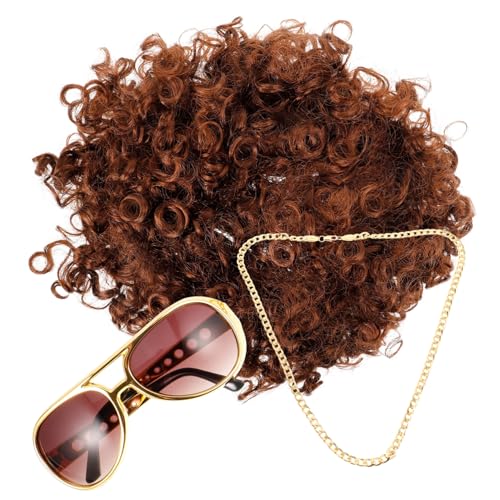 TOPBATHY 1 Satz -brillenperücke Festival Hippie-kostümzubehör Stirnbänder Funkeln Bausatz Rave Hippie-kostüme Cosplay Retro Disco-kostüm Für Herren Afro-perücke 70er Perücke Harz TOPBATHY 1 Satz -brillenperücke Festival Hippie-kostümzubehör Stirnbänder Funkeln Bausatz Rave Hippie-kostüme Cosplay Retro Disco-kostüm Für Herren Afro-perücke 70er Perücke Harz von TOPBATHY