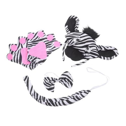 TOPBATHY 1 Set Zebra Mit Haarband Tierhaarband Accessoires Für Zebra Karnevalszubehör Zebra Cosplay Requisiten Zebra Kostüm Kleinkind Stirnband Plüsch Kostüm Stirnband Stoff TOPBATHY 1 Set Zebra Mit Haarband Tierhaarband Accessoires Für Zebra Karnevalszubehör Zebra Cosplay Requisiten Zebra Kostüm Kleinkind Stirnband Plüsch Kostüm Stirnband Stoff von TOPBATHY