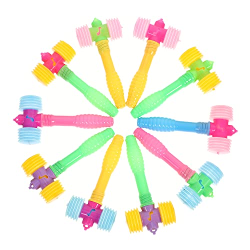 TOPBATHY Quietschende Hammerspielzeuge Für Kinder Kunststoffhämmer Für Jungen Und Mädchen Hand-Augen-koordinationsspielzeug Sound-minihämmer von TOPBATHY