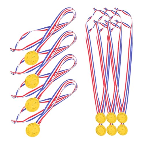 TOPBATHY 10 Stück Medaillen für Bandpreismedaillen Goldmedaillen Medaille Gastgeschenke Basketball-Medaille Gold Medaille gefälschte Medaillen Siegerpreis pp Golden von TOPBATHY