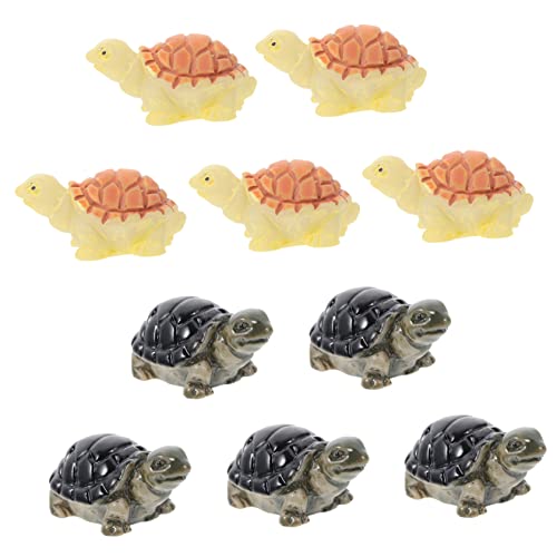 TOPBATHY 10 Stück Schildkröten-Ornamente Party Miniatur geformt Wasser- Mikrolandschaftsschildkröte Mini-Schildkröte Mikroschildkröte Schmuck Schildkrötenfigur Reptilienpanzerzubehör Harz TOPBATHY 10 Stück Schildkröten-Ornamente Party Miniatur geformt Wasser- Mikrolandschaftsschildkröte Mini-Schildkröte Mikroschildkröte Schmuck Schildkrötenfigur Reptilienpanzerzubehör Harz von TOPBATHY