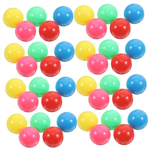 TOPBATHY 100 Stück Bälle Zählen Automatenbälle Kaugummis in Großer Chinesische Dame Murmeln Farbspiele Marmorkugeln Große Bällebadbälle Shooter-murmeln Ballgrubenkugeln Plastik von TOPBATHY