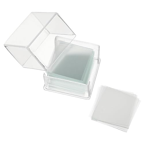 TOPBATHY 1000Stücke Leere Mikroskop Deckgläser Boxen Quadratische Glasdeckgläser Für Biologische Mikroskopproben Sicher Für Labor Ausbildung TOPBATHY 1000Stücke Leere Mikroskop Deckgläser Boxen Quadratische Glasdeckgläser Für Biologische Mikroskopproben Sicher Für Labor Ausbildung von TOPBATHY