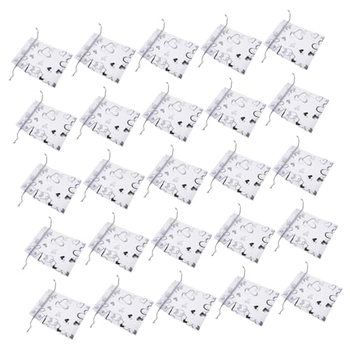 TOPBATHY 100stücke Transparenter Organzabeutel Mit Kordelzug Herzmotiv Für Hochzeiten Partys Gastgeschenke Zum Präsentieren Von Schmuck Und Süßigkeiten Dekorative Partyzubehör TOPBATHY 100stücke Transparenter Organzabeutel Mit Kordelzug Herzmotiv Für Hochzeiten Partys Gastgeschenke Zum Präsentieren Von Schmuck Und Süßigkeiten Dekorative Partyzubehör von TOPBATHY