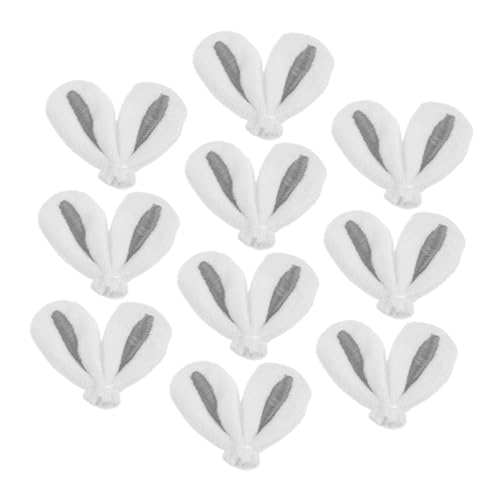 TOPBATHY 10St Hasenohren-Kopfbedeckungszubehör Hühnerdekorationen Ziegenmodellierungshandwerk haarschmuck hair accessories puppe hamster zubehör ästhetisches Haarclip- Grey TOPBATHY 10St Hasenohren-Kopfbedeckungszubehör Hühnerdekorationen Ziegenmodellierungshandwerk haarschmuck hair accessories puppe hamster zubehör ästhetisches Haarclip- Grey von TOPBATHY