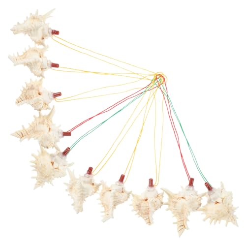 TOPBATHY 10St Muschelpfeife Blechflöte Muschelanhänger Notpfeife lustige Pfeife Hundepfeife zurückrufen Horn Halskette mit Kinderpfeife Trainingspfeife Pfeifen-Halskette Musikspielzeug Weiß TOPBATHY 10St Muschelpfeife Blechflöte Muschelanhänger Notpfeife lustige Pfeife Hundepfeife zurückrufen Horn Halskette mit Kinderpfeife Trainingspfeife Pfeifen-Halskette Musikspielzeug Weiß von TOPBATHY