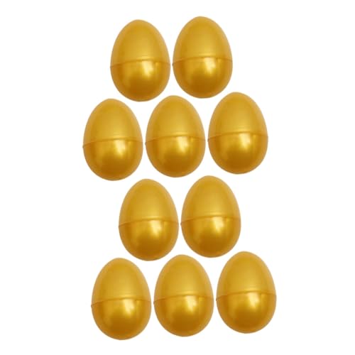 TOPBATHY 10St Öffne das Golden Egg Gacha Eier Gewinnspiel Eier im Ei Billardtisch-Queue britischer Billardqueue Kit Endkappen Eier vorgeben Eier Plastik von TOPBATHY