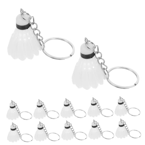 TOPBATHY 12 Badminton-schlüsselanhänger: Mini-federball-schlüsselanhänger, Partygeschenke, Süßes Zubehör Im Sportstil Für Rucksäcke, Schlüssel Und Handtaschen von TOPBATHY