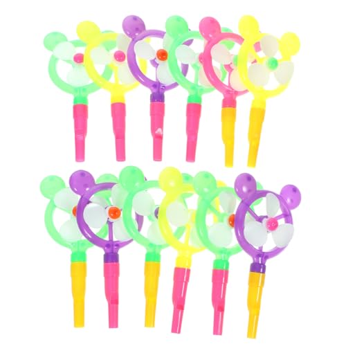 TOPBATHY Niedliche Windmühlenspielzeuge Mit Pfeife 12-teiliges Spielzeug Für Die Dekoration Von Kindergeburtstagen TOPBATHY Niedliche Windmühlenspielzeuge Mit Pfeife 12-teiliges Spielzeug Für Die Dekoration Von Kindergeburtstagen von TOPBATHY