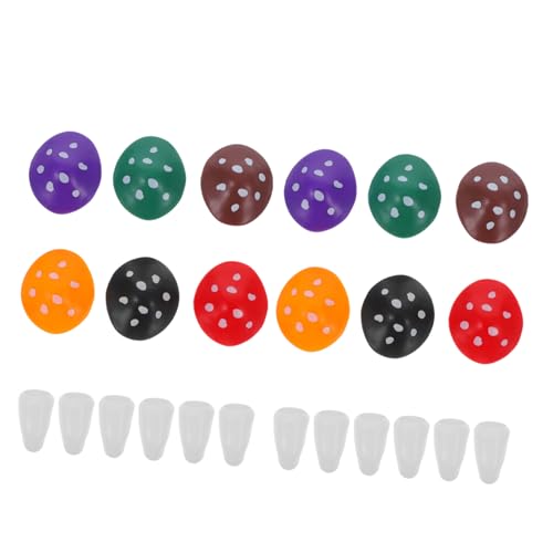 TOPBATHY Mini-Pilze Aus Kunststoff Zur Dekoration 12er-Pack Lebendige Farben für Den Einsatz TOPBATHY Mini-Pilze Aus Kunststoff Zur Dekoration 12er-Pack Lebendige Farben für Den Einsatz von TOPBATHY