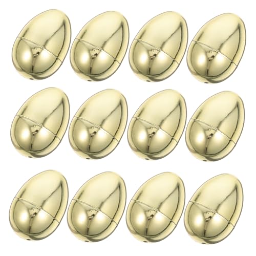 TOPBATHY Luxuriöse Ostereier Befüllbare Künstliche Eier 12er-Pack Für Partydekorationen Osterfeier TOPBATHY Luxuriöse Ostereier Befüllbare Künstliche Eier 12er-Pack Für Partydekorationen Osterfeier von TOPBATHY