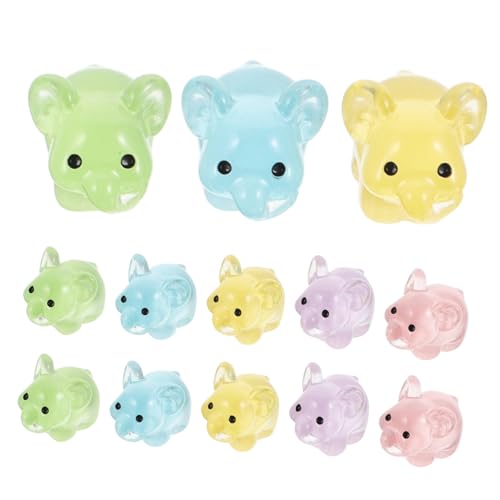 TOPBATHY 15 Stück Teiliges Leuchtende Miniatur Elefant Figuren Nachtleuchtende Tierdeko für Garten Moos Pflanzen DIY Mikrolandschaften und Tischdekoration TOPBATHY 15 Stück Teiliges Leuchtende Miniatur Elefant Figuren Nachtleuchtende Tierdeko für Garten Moos Pflanzen DIY Mikrolandschaften und Tischdekoration von TOPBATHY
