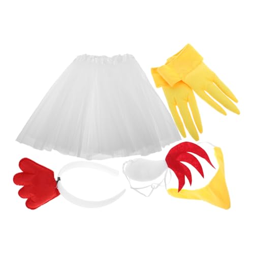 TOPBATHY 1Satz Küken Cosplay Set für Festivals Teiliges Hühner Kostümset mit Haarreifen und Tüllrock Halloween Mottopartys und Festliche Anlässe Leuchtende Farben und Bequeme TOPBATHY 1Satz Küken Cosplay Set für Festivals Teiliges Hühner Kostümset mit Haarreifen und Tüllrock Halloween Mottopartys und Festliche Anlässe Leuchtende Farben und Bequeme von TOPBATHY