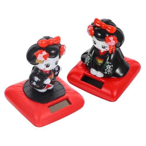 TOPBATHY 2 Stück Kimono Puppen Ornament für Auto Wackelkopf Figurine Niedliche und Realistische Deko für Armaturenbrett Tisch Garten und Mehr TOPBATHY 2 Stück Kimono Puppen Ornament für Auto Wackelkopf Figurine Niedliche und Realistische Deko für Armaturenbrett Tisch Garten und Mehr von TOPBATHY